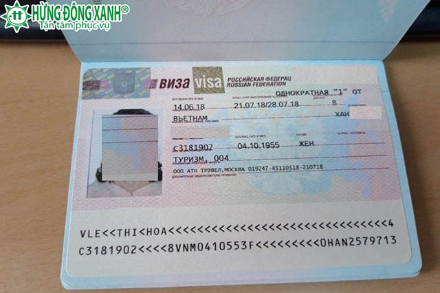 Dịch vụ làm visa đi Nga