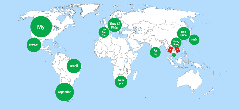 Hừng Đông Xanh đã hỗ trợ hồ sơ thành công cho sinh viên tại 17 quốc gia trên thế giới 